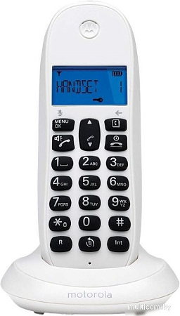 Радиотелефон Motorola C1001CB+ (белый)
