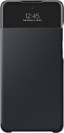 Чехол Samsung S View Wallet Cover для Samsung Galaxy A72 (черный)