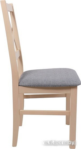 Стул DREWMIX Nilo 10 (серая ткань 7B/сонома)