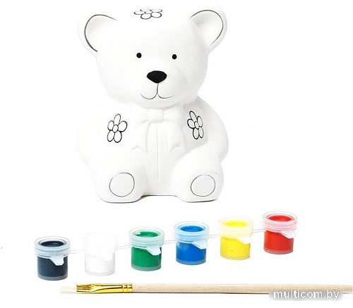 Набор для рисования Bondibon Копилка-подарок Мишка ВВ0981