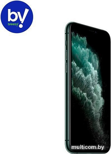 Смартфон Apple iPhone 11 Pro Max 64GB Воcстановленный by Breezy, грейд B (темно-зеленый)