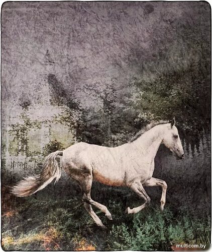 Плед Arya Horse 8680943247216 200x220 (черный)