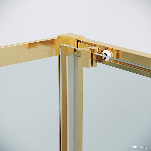 Душевой уголок Grossman Cosmo 100x70x195 120.K33.02.1070.32.00 (золото сатин/стекло прозрачное)