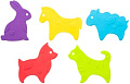 Комплект ковриков для купания Roxy Kids Animals RBM-010-CG (5 шт)