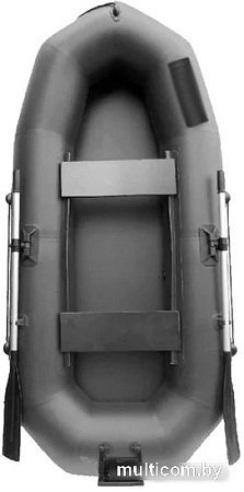 Гребная лодка Муссон R-260 ТР (серый)