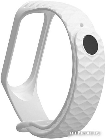 Ремешок Xiaomi ребристый для Mi Band 3 (белый)