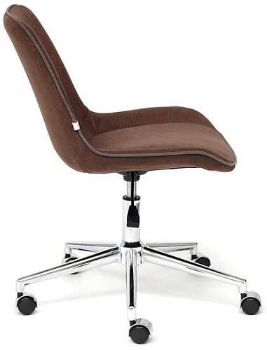 Кресло TetChair Style (флок, коричневый)