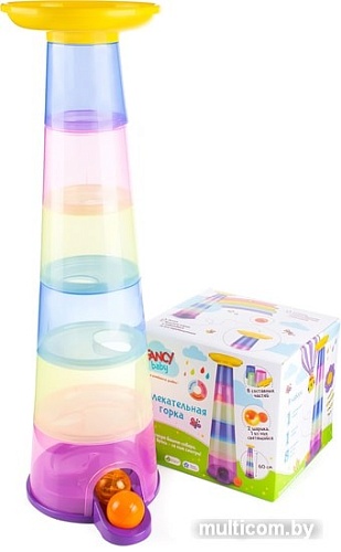 Пирамидка Fancy Baby Увлекательная башня-горка SPIN02