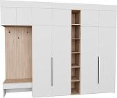 Стенка Рэйгрупп Рэй P245-B11-2-EBE В11-2 (дуб элисон/белый премиум)