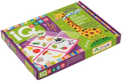 Развивающая игра Айрис-Пресс IQ Лото. По грибы, по ягоды. Что лишнее? 27458