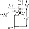 Дозатор для жидкого мыла Grohe Authentic 40537ZB0 (черная бронза)