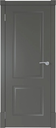 Межкомнатная дверь Юни Финская ПГ 80x200 (графит)