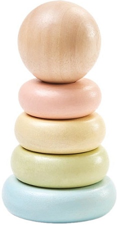 Пирамидка Plan Toys Кольца 5380