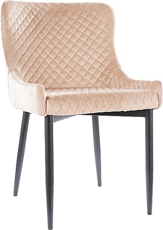 Стул Signal Colin B Velvet (bluvel 28 бежевый/черный)