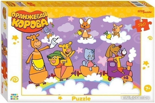 Пазл Step Puzzle Оранжевая корова 78119 (560 эл)