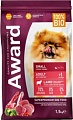 Сухой корм для собак Award Adult Small с ягненком и индейкой с добавлением брокколи и брусники 1.5 кг
