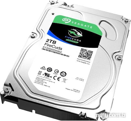 Гибридный жесткий диск Seagate Firecuda 2TB [ST2000DX002]