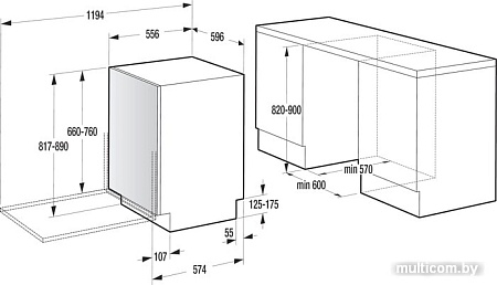 Посудомоечная машина Gorenje GVSP164J