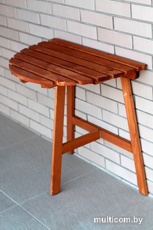 Стол Dyatel Раскладной пристенный сосна (дуб)