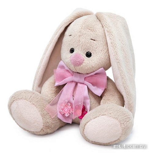 Классическая игрушка BUDI BASA Collection Зайка Ми в банте с подвесками SidX-486 (15 см)