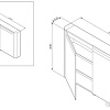 AM.PM Зеркальный шкаф с подсветкой Sensation M30MCX1001BG