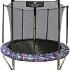 Батут Calviano Smile 252 см-8FT INSIDE с внутренней сеткой складной