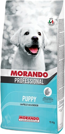 Сухой корм для собак Morando Professional Puppy крокеты с курицей 15 кг