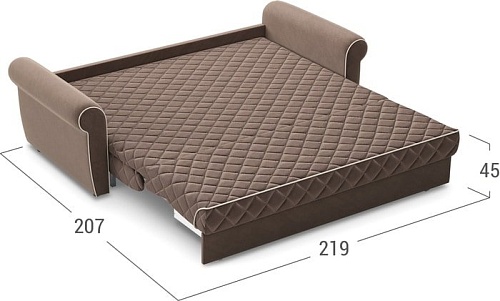 Диван Moon Trade Гамбург 123 003999 (коричневый)