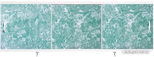 Фронтальный экран под ванну Alavann Оптима 150 (темно-зеленый мрамор)