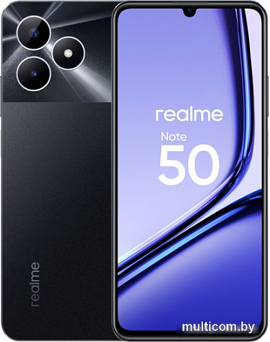 Смартфон Realme Note 50 4GB/128GB (полуночный черный)