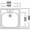 Кухонная мойка КромРус S 407 RUS