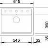 Кухонная мойка Blanco Dalago 6 525873 (черный)