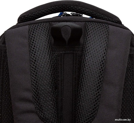 Школьный рюкзак Grizzly RB-452-3f (черный/синий)