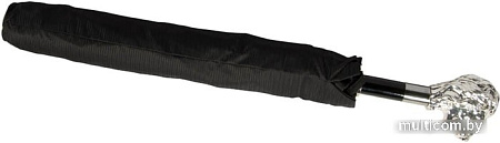 Складной зонт Pasotti Auto Leone Silver StripesS Black