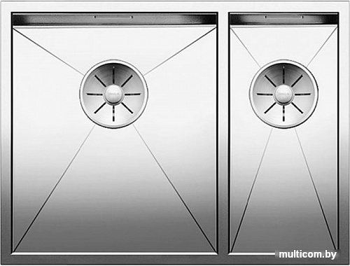 Кухонная мойка Blanco Zerox 340/180-U (полированная, левая)