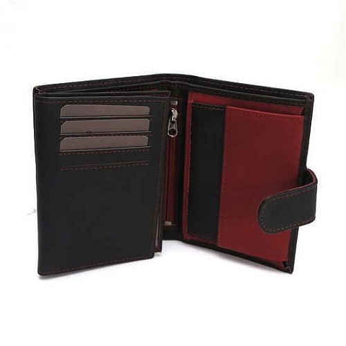 Кошелек Bellugio AM-24R-073 (черный/красный)