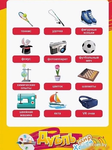 Карточная игра ILikeGift Дубль Мир хобби и развлечений НС-8674