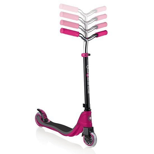 Самокат Globber Flow 125 Lights (розовый)
