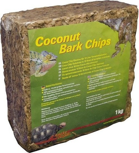 Субстрат Lucky Reptile Coconut Bark Chips CB-M 1 кг (коричневый)