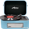 Виниловый проигрыватель Alive audio Stories (бирюзовый)