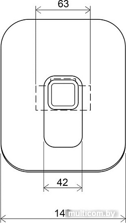 Смеситель Ravak 10° TD 062.00 [X070069]