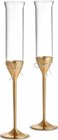 Набор бокалов для шампанского Wedgwood Vera Wang Love Knots Gold 40015390