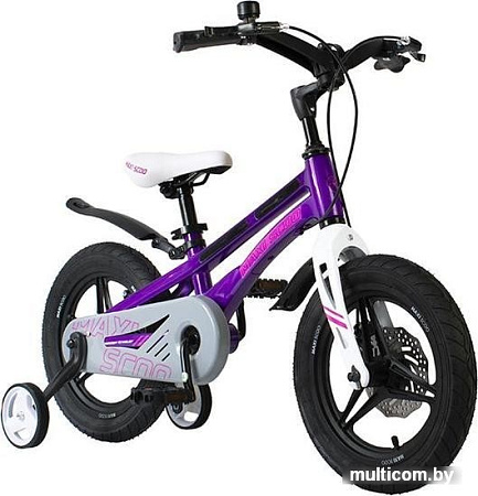 Детский велосипед Maxiscoo Ultrasonic MSC-U1401D (фиолетовый)