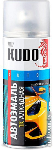 Автомобильная краска Kudo 1K эмаль автомобильная ремонтная алкидная KU-4019 (520 мл, Мурена 377)