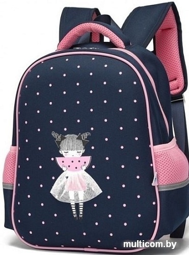 Рюкзак Sun Eight SE-2813 (темно-синий/розовый)