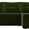 Угловой диван Mebelico Амадэус 109692 (правый, микровельвет, зеленый)