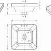 Умывальник Bravat C22327W-ENG