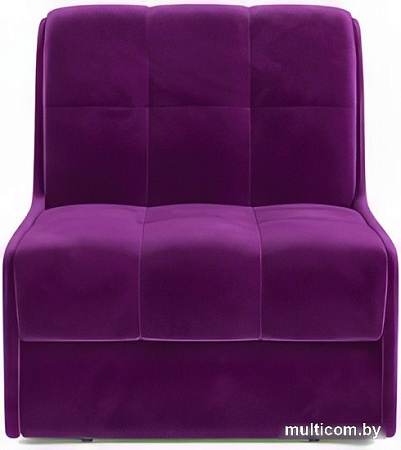 Кресло-кровать Мебель-АРС Барон №2 (микровельвет, фиолетовый)