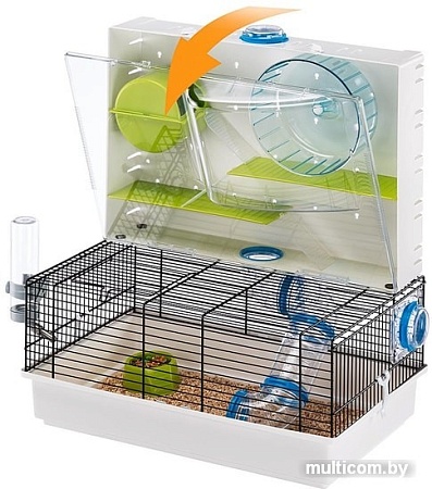 Клетка Ferplast Olimpia (белый/салатовый) 57922599