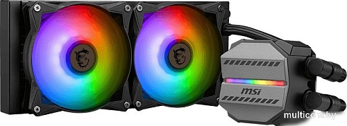 Жидкостное охлаждение для процессора MSI MAG CoreLiquid M240 (черный)